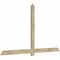 Ekena Millwork Eugene Rough Sawn Timber Gable Bracket, Douglas Fir, 84"W x 49"H x 2"D x 4"F, 14/12 Pitch GBW084X49X0204EUG00RDF - alternate 4